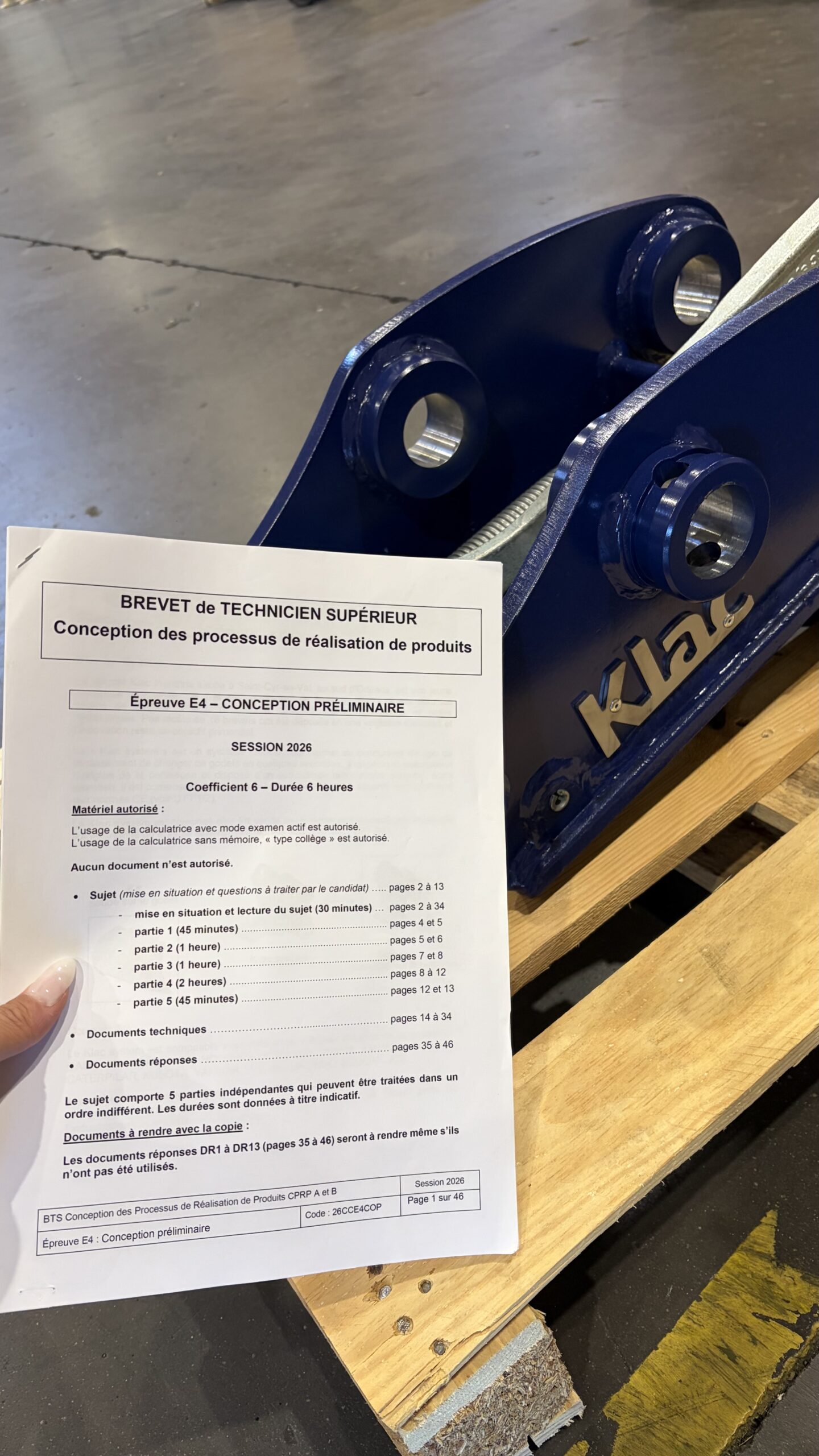 Le Klac System choisi comme sujet National du BTS CPRP 2026 !